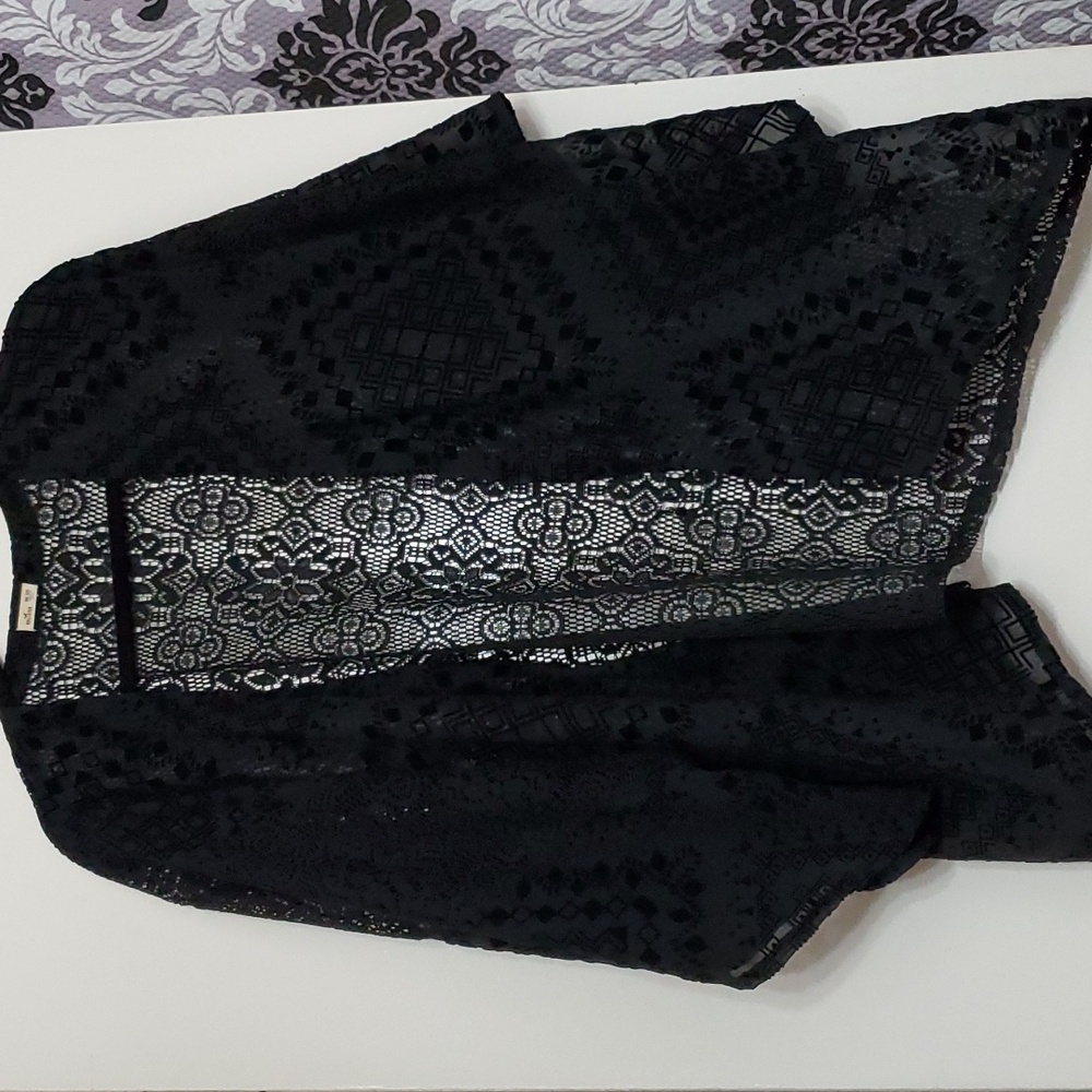 Hollister Kimono Cardigan Cover Up Swim Beach Resortwear Vacation